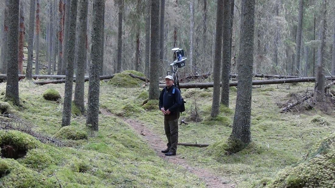 Mobile laser scanning with Akhka