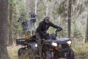 Mobile Laser Scanning in Forest on an ATV